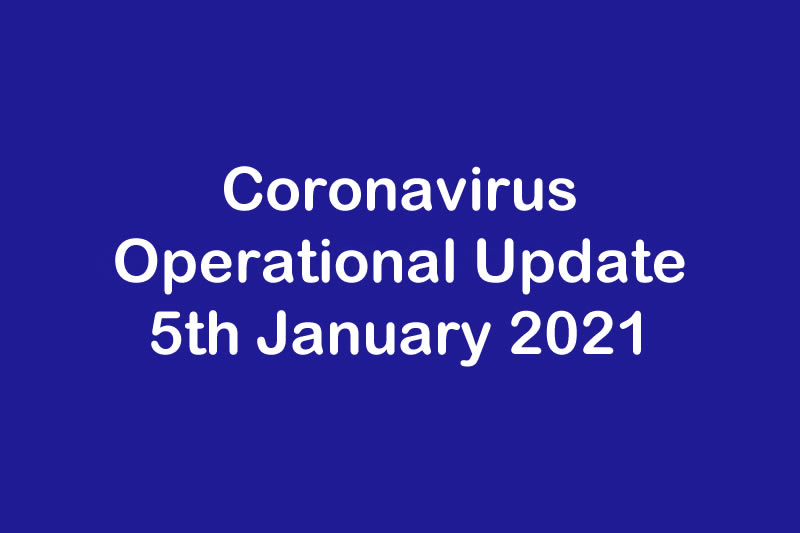Operational Update for Coronavirus COVID 19 & Grayford Industrial