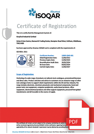 ISO 9001 2018 Certificate
